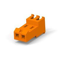 AMP Connectors - TE Connectivity 3-641227-2 ການປະກອບ Receptacle 02P MTA156 CONN ASSY 18AWG LF