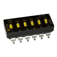 CTS Electronic Components 219-6LPST ສະຫນັບສະຫນູນ DIP SPST 6 ສ່ວນຂອງສະຫນັບສະຫນູນ
