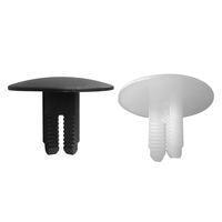 Essentra Components 27QB700375AN ລັບຮິວັດທີ່ຕິດກັນໄດ້ Snap-Together Rivet Barbed Rivet, ຮູ Hole .281, Panel Thk .346-.500