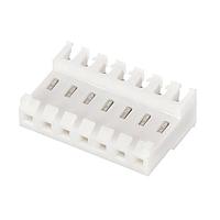 AMP Connectors - TE Connectivity 3-644468-7 ຮູງຮັບ Receptacle Housing FEED THRU W TAB 7P L.R. ທຳມະຊາດ 24 AWG