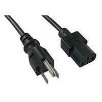 Qualtek Electronics 212004-01 ສາຍພະລັງ AC 7'6" 3ສາຍ 18AWG