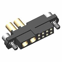 Harwin M80-4D10805F2-02-327-00-000 ອຸປະກອນເຊື່ອມຕໍ່ພະລັງງານຫນັກ 8+2 ຕໍ່ຕຳແໜ່ງ ເພື່ອຍິງ 22AWG+16AWG ຊຸດເຊື່ອມສາຍ, ນັກຍຶດສະແກຣວ