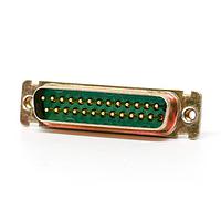 Cinch DBMME25P ຕົວເຊື່ອມ D-Sub - ຄວາມໜາ້ນມາດຕະຖານ DSUB 25 M SOD CLIN G50 ZINC