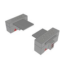 Samtec FFSD-05-D-07.00-01-N ປະຕູສ່ອງ IDC ສາຍສະເພາະ .050" Low Profile Tiger Eye(TM) ການປະກອບສາຍສະເພາະ IDC Ribbon