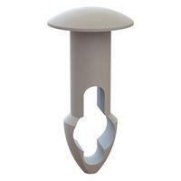 Essentra Components 27KY1560343 ກະແຈຮິວັດຮູບຮອບກະແຈຮິວັດ, ຮູບເປັນຮ່ອງ .156, ຄວາມຫນາແຜ່ນ .343