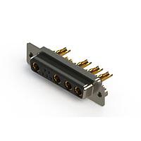 EDAC 628-9W4-622-2NA ຕົວເຊື່ອມຕໍ່ Mixed Contact D-Sub Connectors Vertical Combo Dsub