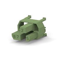 AMP Connectors - TE Connectivity 5-100525-4 ກະແຈມືການລະຫັດສີຂຽວ GREEN CODING INSERT