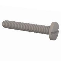 Essentra Components 010256B056 ຕົວຢືດສະກຣູເຄື່ອງຈັກ ສະກຣູສະໂລດ, #2-56 ການດັບກະທົບ, ຄວາມຍາວ 9/16 ນິ້ວ