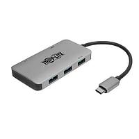 Tripp Lite U444-06N-H3U-C USB Type-C ເປັນ HDMI, ການຊາວ້າງ PD, USB 3.1 USB3.1 C ເປັນ 4K30HZ,X3 USB-A,PD