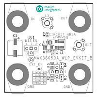 Analog Devices MAX38650AEVK#WLP ຕົວຄວບຄຸມແຮງໂຕລະສະ - ຕົວຄວບຄຸມສະຫວັດ NanoPower Buck Converter ມີ 100 Duty Cy
