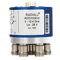 Radiall R573113330 ສະຫນັບສະຫນູນ Coaxial Switches SP3T N 12.4Ghz Ind. 28Vdc Opn Dio PinTML