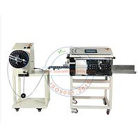 JCW JCW-CS600C ສາຍ Coaxial ອັດຕະໂນມັດ Unwind Cut ແລະ Strip ລະບົບ (50-9999 mm, 100 mm, 45 mm)