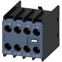 SIEMENS 3RH29111FA220MA0 ສະຫນອງຄວບຄຸມ AUX.SWITCH BLK,FRONT,2NO+2NC, CURR.PAT