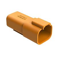 Amphenol SINE Systems AT04-4P-ORG ຕົວເຊື່ອມ A SERIES-AT-CONNECTORS