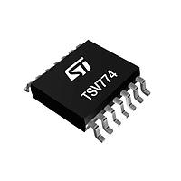 STMicroelectronics TSV774IYPT ເອັັບແອມປລິຟໄອເຣີຊັນດຳເນີນງານ ຄວາມກວ້າງສູງ (20 MHz) ອອບເຊັດຕ່ຳ (200 uV) ແຣວ-ຕໍ່-ແຣວ 5 V op amp