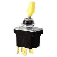 Honeywell 32NT391-2-C08 ສະຫນັບສະຫນູນ Toggle Switches TOGGLE SW STYLE C YEL LVR OFF/NONE/ON
