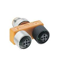 Lumberg Automation ASBS 2 M12-5S Y-Adapter M12 Micro splitter/T-connector ມີຕົວເຊື່ອມສາຍ M12 ຜູ້ຍິງສອງອັນ, ມີຂໍ້ຕໍ່ກັນທີ່ລອກຕົວເອງດ້ວຍການດັດສະແດງການດັດສະແດງ (A ແລະ B ຕົວເຊື່ອມ 5-ໂພນ/4 ສາຍໄຟ).