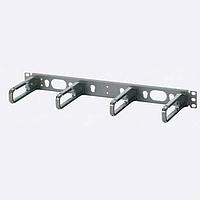 Panduit CMPHHF1 ການຈັດການສາຍສະເພາະ D-Ring HORIZ PANEL DRING FRONT ONLY 1RU BLK