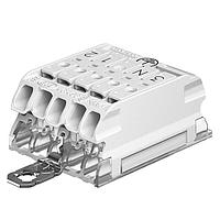 BJB Electric 46.456.1017-001-00 ບລັອກຂໍ້ຕໍ່ຄົງທີ່ຍຶດດ້ວຍກຸມ L-N-ES-D+-DA-EB terminal block