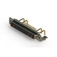 EDAC 630-21W4250-1T3 ຕູ້ຕິດຕໍ່ D-Sub ປະສົມມຸມຂວາ ຕູ້ຕິດຕໍ່ພະລັງງານ Combo D-Sub