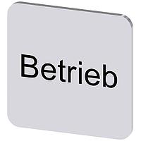 SIEMENS 3SU19000AF810AP0 ປ້າຍປະກັບ, Betrieb INSCR. LABEL, SILVER 22 X 22MM, BETRIEB