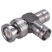 HUBER+SUHNER 45_BNC-75-0-1/133_NE ຕົວແປ RF - Tee ປລັກ BNC (ຜູ້ຊາຍ), ຈັກ (ຜູ້ຍິງ), ຈັກ (ຜູ້ຍິງ)