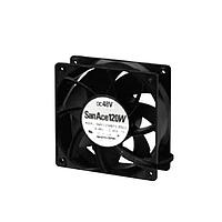 Sanyo Denki 9WV1224J1002 ພັງລົມ Axial Axial, 120x120x38mm, 24VDC, 224CFM, ກັນນ້ຳ, ບໍ່ມີຂໍ້ລູກ, ບໍ່ມີເຊັນຊເຊີ, IP68