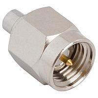 Amphenol RF AD-SMAPAMC4J-1 ຕົວແປ RF - ລະຫວ່າງຊຸດ SMA Plug ໄປຫາ AMC4 Jack Adapter
