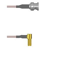 Amphenol Custom Cable Q-0M02S000H084i ສາຍສັນຍານ RF BNC-SP/SMA-RJB G142 84I