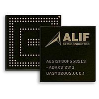 Alif Semiconductor AE512F80F5582LS-Y ARM Microcontrollers - MCU E5 fusion processor ມີ 1x Cortex-A32, 2x Cortex M-55, 2x Ethos U-55, 5.5MB MRAM, 8.25MB SRAM, ອຸປະກອນເສີມສູງສຸດ, FBGA194