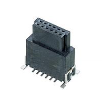 Harwin M55-6021242R ຕົວເຊື່ອມ 12P 1.27 SMC ຜູ້ຍິງ ແບບຕັ້ງຕົວ SMT