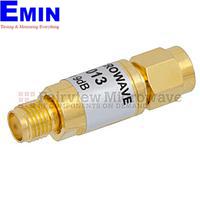 Fairview  FMAT1013 9 dB Fixed Attenuator SMA Male To SMA Female From 0.009 MHz To 6 GHz Rated To 2 Watts With Brass Body