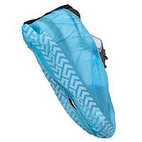 Desco 75004 ບູດີສົດທີ່ນຳໄປໃຊ້ໄດ້ຄືນ BOOTIE DISPOSABLE CONDUCTIVE, ຕ້ອງການການປ້ອງກັນການລົດ, ຮູບແບບສີຟ້າ, ຂະໜາດ XLARGE, 150 ຄູ່ຕໍ່ກ່ອງ