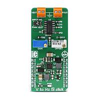 Mikroe MIKROE-3131 ແປງແຮງໂຮງໄຟຟ້າເປັນຄວາມຖືກຕ້ອງ / ແປງຄວາມຖືກຕ້ອງເປັນແຮງໂຮງໄຟຟ້າ V ເປັນ Hz 2 click