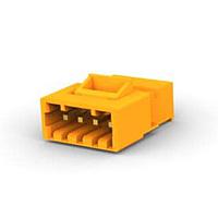 AMP Connectors - TE Connectivity 3-647476-4 ປຸກຮາງ 04P MTA156 PSTD CONN 18AWG LF
