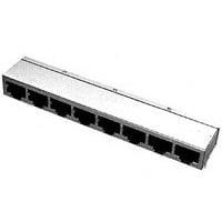 AMP Connectors - TE Connectivity 6116525-1 ຕູ້ຕໍ່ເຊື່ອມມົດູລາ / ຕູ້ຕໍ່ເຊື່ອມ Ethernet MJ 8POS 8PORT UNSHLD CAT 5