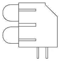 Lumex SSF-LXHM250IGIGW ຕົວບອກການວົງຈອນ LED LED CBI