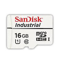 SanDisk SDSDQAF4-016G-I ບັດ MicroSD 16GB 2.7-3.6V 3D microSD ອຸດສາຫະກຳ, -25C ຫາ 85C
