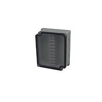 Bud Industries PTT-11084-C ກ່ອງຕໍ່ສາຍ Terminal Block Junction Box 10 Central Terminal Blocks ມີຝາປົກຄົງ Clear Cover (4.9 X 3.6 X 1.7 In)