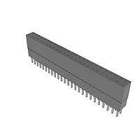Samtec ESQ-125-48-S-D ລູກບວກສໍເຄດສະຕຣິບສູງ, 0.100" ຊີ້ນ