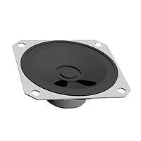 Same Sky (formerly CUI Devices) GA0506 ລະເບີດສຽງໄຟຟ້າອິເລັກໂຕຣແມກເນຕິກ, ຮູບກົງ 50 mm, ກະເປົາ, alnico, 0.25 W, 8 ohm, 430 Hz, solder eyelets