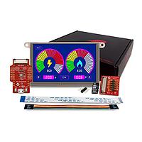 4D Systems SK-GEN4-70DT-WVA Starter Kits Starter Kit ສຳລັບ gen4-uLCD-70DT-WVA ມີ uSD-4GB Industrial, gen4-IB, 4D-UPA ແລະ ສາຍ FFC 150mm