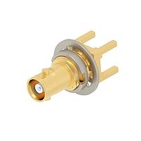 Linx Technologies - TE Connectivity 2446153-1 ຕູ້ຕໍ່ RF ຄວາມຫນາແບບສູງ BNC Str PCB Jack, Bulkhead, Thru Hole, 75 Ohm