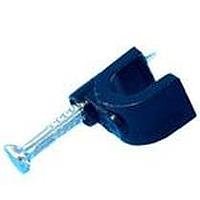 AIM-Cambridge / Cinch Connectivity Solutions 25-7261 ອຸປະກອນເຊື່ອມຕໍ່ RF RG6 CABLE CLIP ສີດຳ