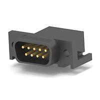 AMP Connectors - TE Connectivity 747467-1 ປລັກ PLUG R/A 9 POS ປົກກະບັດແປງພລາສຕິກ