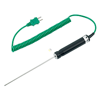 Sterling Sensors HIISSK5MM5001MC1 Hand Hold Type K thermocouple Probe (K Type 3/16"x500mm+Plug; -75~200°C)