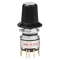 NKK Switches MRK206-BB ສະຫນອງສະລັບສະຫນອງສະຫນອງ DP 2-6 ຕຳແໜ່ງ 250mA ປຸ່ມຂາວ PC