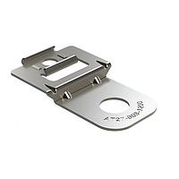 Amphenol SINE Systems AT27-008-1200 ອຸປະກອນເພີ່ມເຕີມ ຄລິບຍຶດຕິດຕັ້ງສໍາລັບຊຸດ AT, ATM, ATP, ATHD, ຕຳແໜ່ງ 2, 3, 4, 6, 12 ຂໍ້ຕໍ່ ສ້າງຈາກເຫຼັ້ມໄຟ, ການຄຸດຊິງຊິງ, ຮູ 0.433 [11.00 mm]