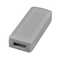 New Age Enclosures 789-P1A-220805U ກອງປົກຄຸມ USB ອາແດບເຕີ USB 2.2 x 0.8 x 0.5 ນິ້ວ - ສີຂາວ