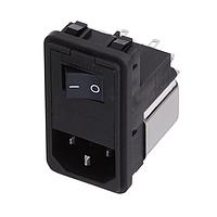 Schaffner FN382B-6-21 ພວງເຂົ້າ 6A MED SNAP IN-2FUSE POWER ENTRY MODULES